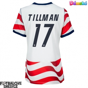 Spojené státy Malik Tillman #17 Dámské Domácí Dres MS 2026 Krátký Rukáv